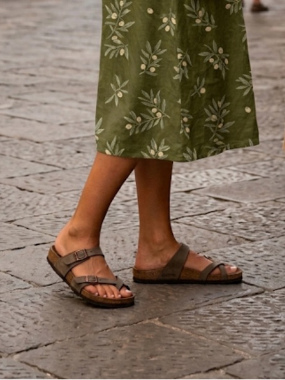 Birkenstock Mayari Birko-Flor Sandals Cork Footbed, Sz 38 EU (8.5 US)
